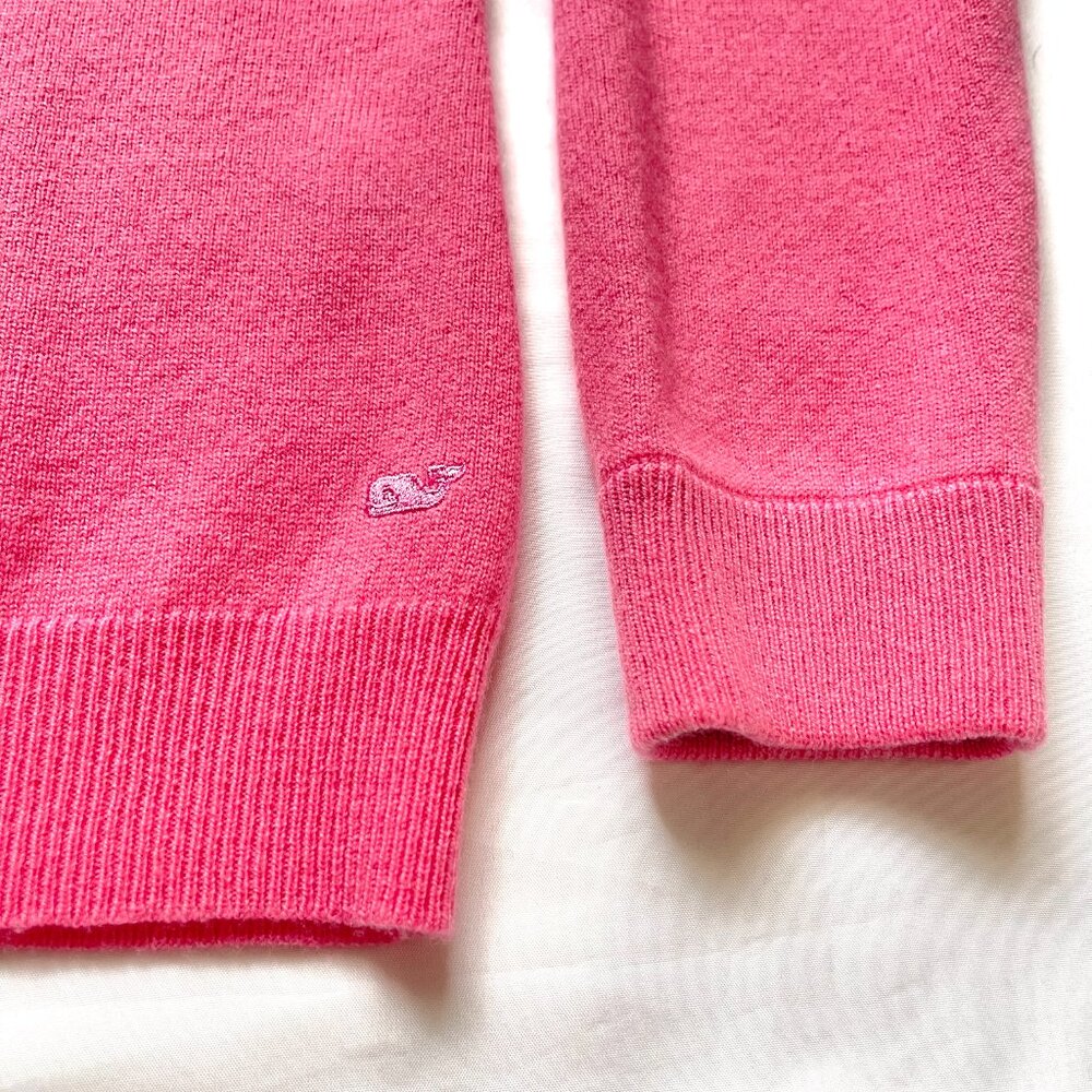 NWT Vineyard vines cashemer bland pink pullover top L - Picture 5 of 12